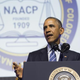 President Barack Obama speaks during the NAACP’s 106th National Convention July 14, 2015, in Philadelphia.
SAUL LOEB/AFP/Getty Images